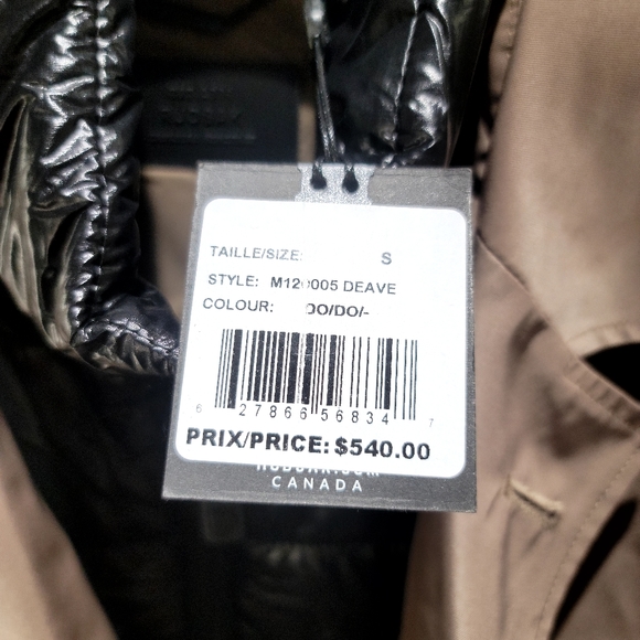 Rudsak trench coat brown/black small for Man - Picture 3 of 4